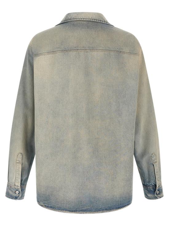  MM6 메종마르지엘라 셔츠 LDSH2DT0062M30055970 BLUE - MM6 MAISON MARGIELA