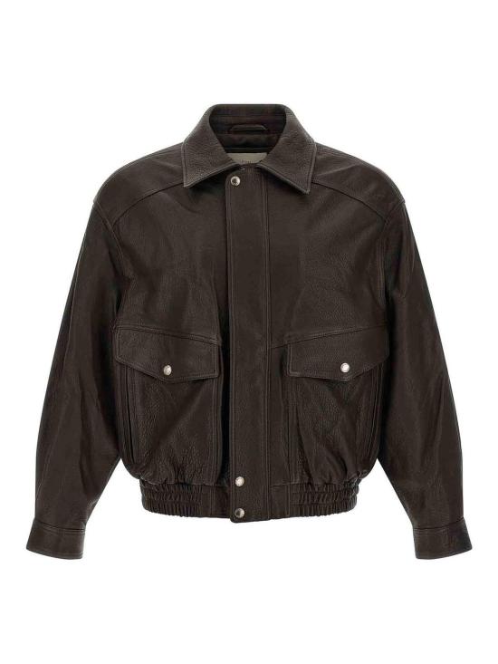 26FW 던스트 가죽 자켓 UDJU6C104W2BROWN