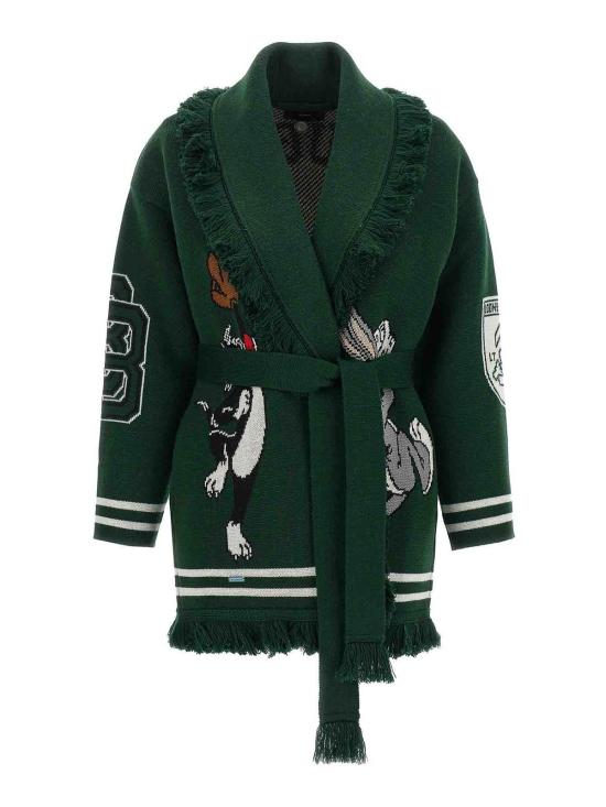 26FW 알라누이 가디건 LWHB064E26KNI0235704 GREEN