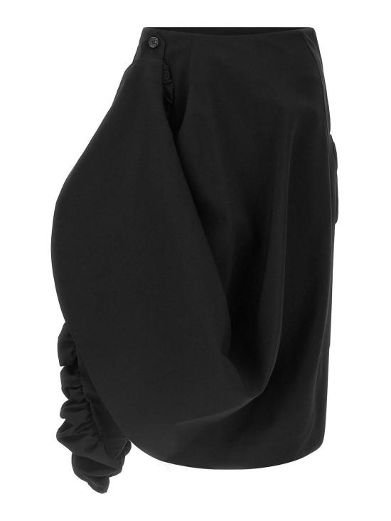 26FW 꼼데가르송 미디 스커트 GRS0241 BLACK