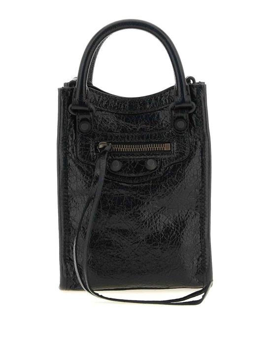 발렌시아가 르 시티 토트 폰 8734262ABFY1000 BLACK
