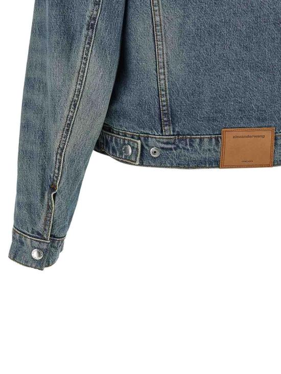 26FW 알렉산더 왕 데님 팬츠 4DC4262904427E BLUE - ALEXANDER WANG