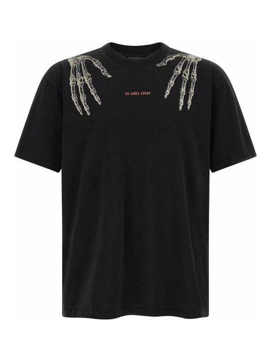 26FW 44레이블 반팔 티셔츠 B0030669FA706P821 BLACK