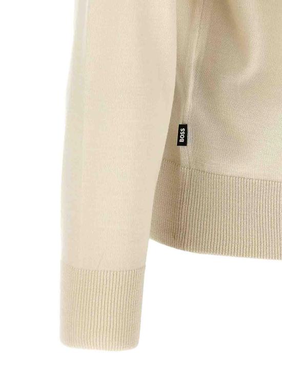 26FW 휴고보스 집업 니트 50565499118 BEIGE - HUGO BOSS