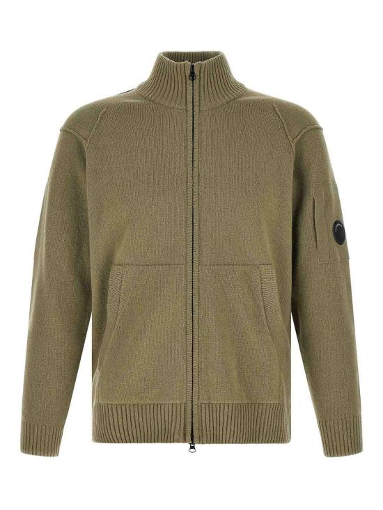 26FW 씨피 컴퍼니 집업 니트 21CMKN708A110149A356 GREEN