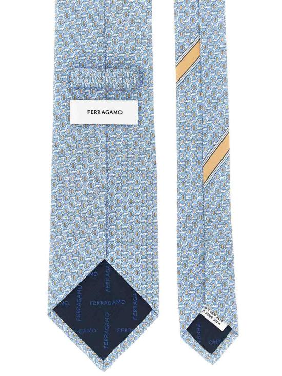 26FW 살바토레 페라가모 넥타이 794592FAZZURRO LIGHT BLUE - SALVATORE FERRAGAMO
