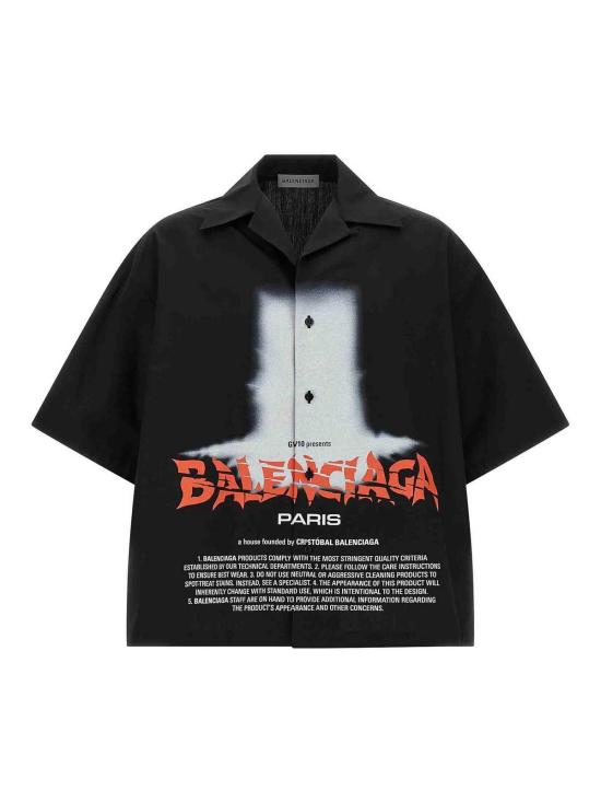 26FW 발렌시아가 셔츠 A001ZPTULA91000 BLACK