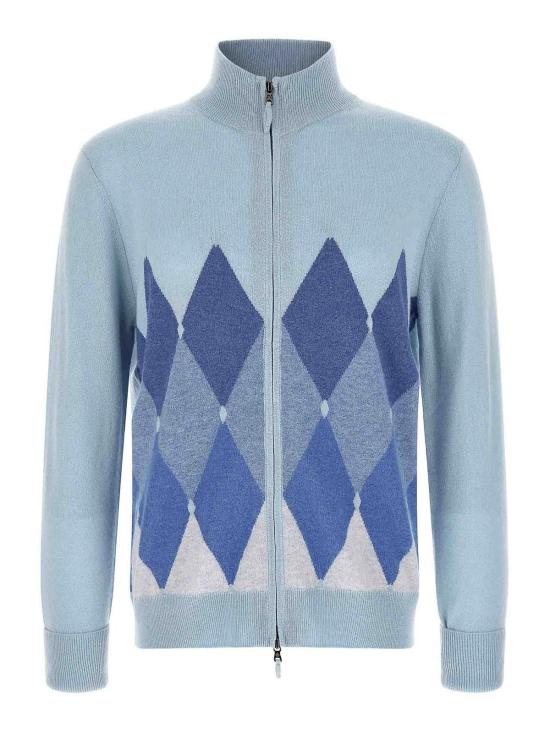 26FW 발렌타인 집업 니트 B2K03612KA893018 LIGHT BLUE