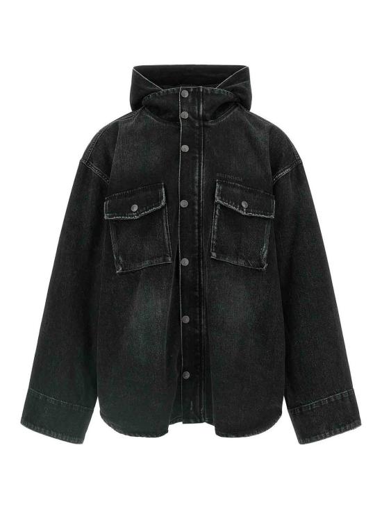 26FW 발렌시아가 자켓 A001U0TUW541000 BLACK