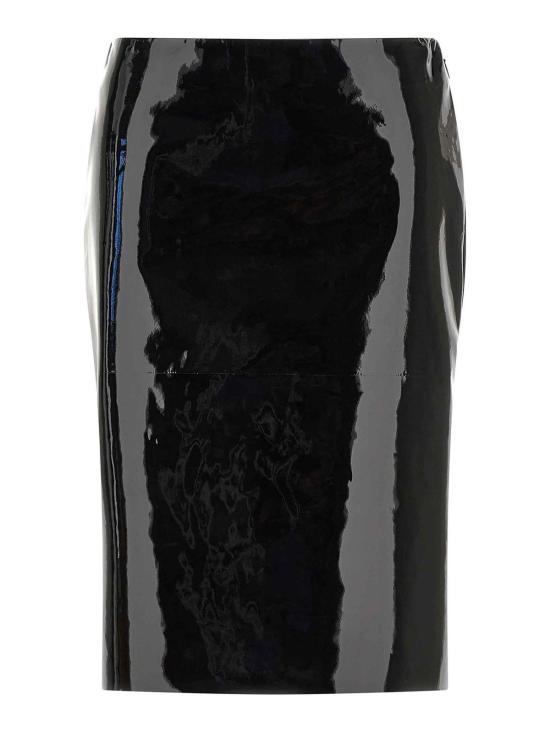 26FW 살바토레 페라가모 미디 스커트 793103BLACK