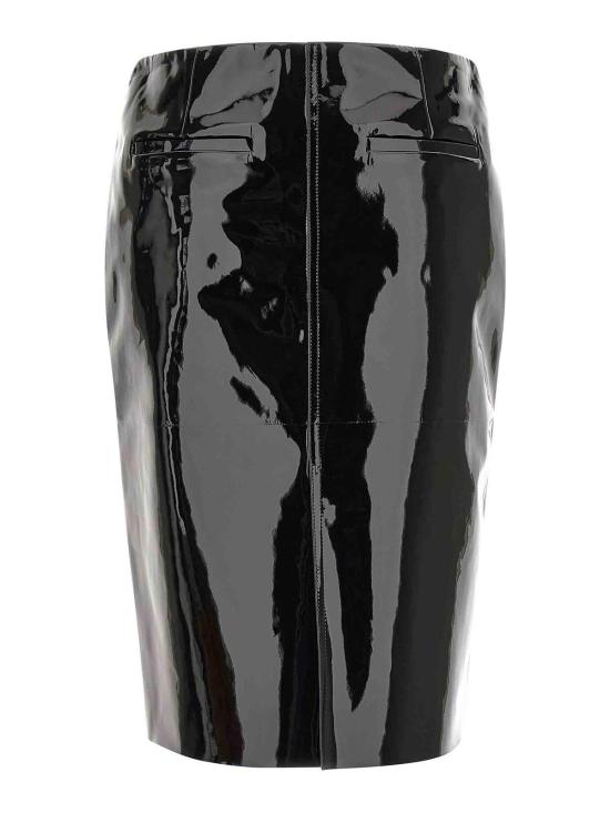 26FW 살바토레 페라가모 미디 스커트 793103BLACK - SALVATORE FERRAGAMO