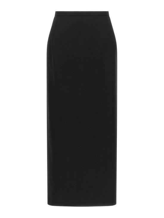  마그다뷰트림 미디 스커트 147926BLACK