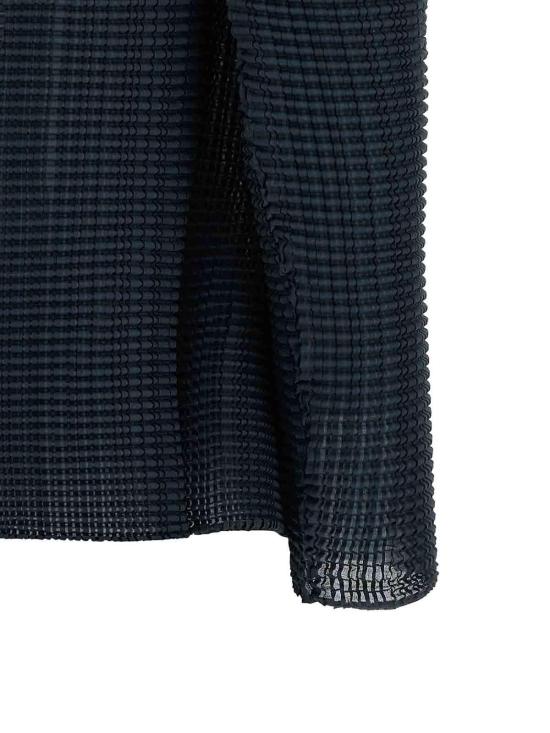 26FW 이세이 미야케 터틀넥 IM68FJ40378 BLUE - ISSEY MIYAKE