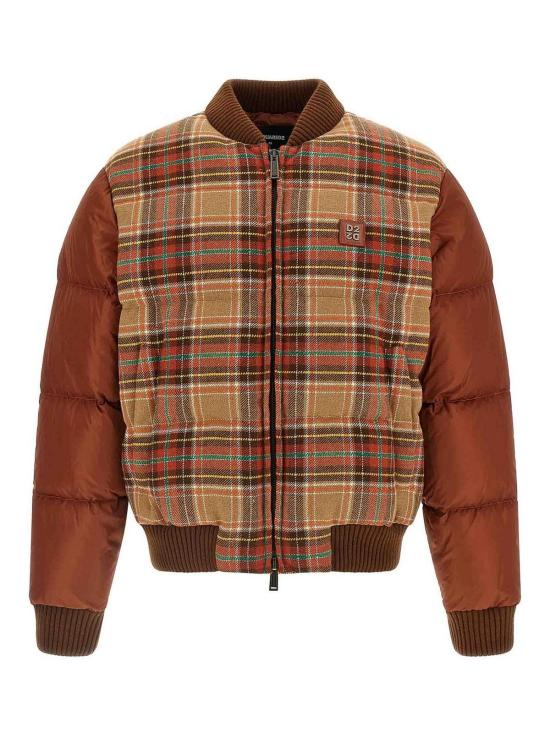 26FW 디스퀘어드2 봄버 자켓 S74AM1714D35512001F BROWN