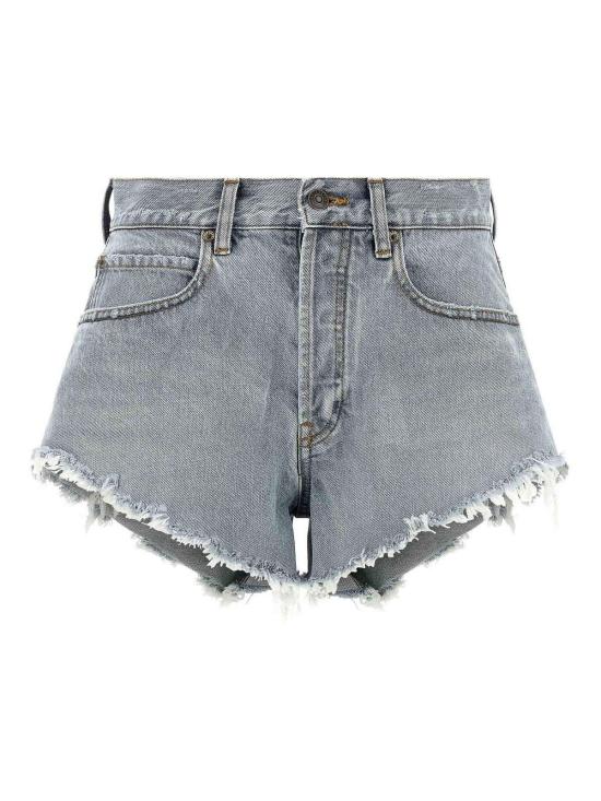 26FW 발렌시아가 디스트로이드 데님 숏츠 반바지 A001PZTBP484020 LIGHT BLUE