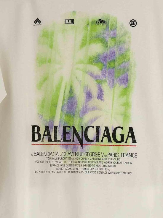 26FW 발렌시아가 더 윈도우 미디움 핏 티셔츠 764235TUV079000 WHITE - BALENCIAGA