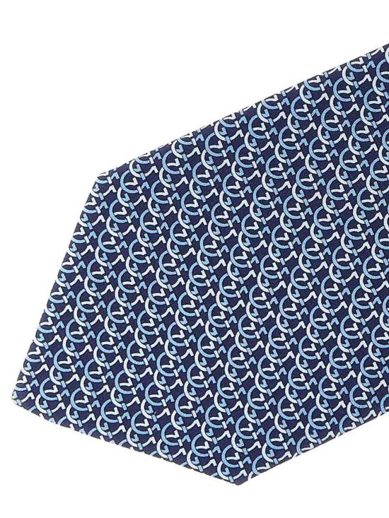 26FW 살바토레 페라가모 넥타이 794541FNAVY LIGHT BLUE - SALVATORE FERRAGAMO