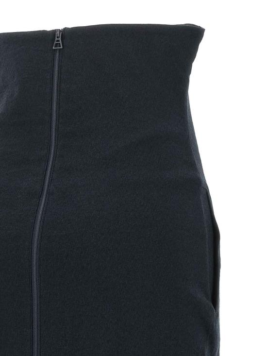 26FW 이세이 미야케 롱 스커트 IM68FG00578 BLACK - ISSEY MIYAKE