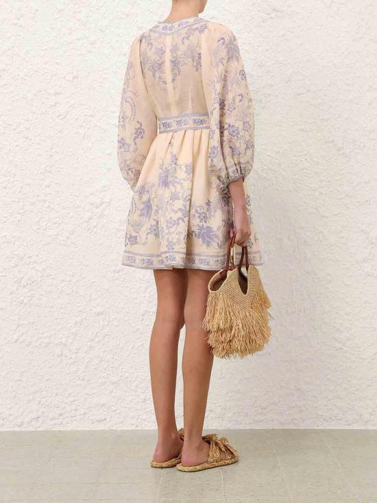 26FW 짐머만 숏팬츠 3500DSS262CRLF CREAM - ZIMMERMANN