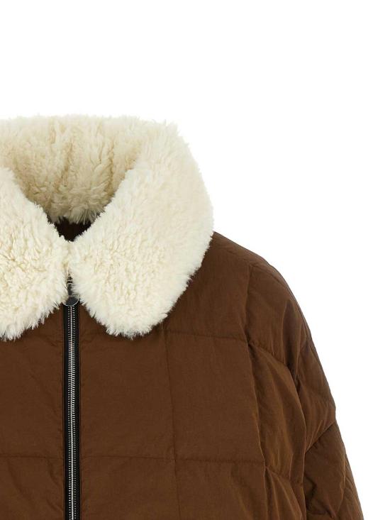 26FW 옌키옌키 패딩 SHEARLINGARCOJACKETSCOOTERBROWN - IENKI IENKI