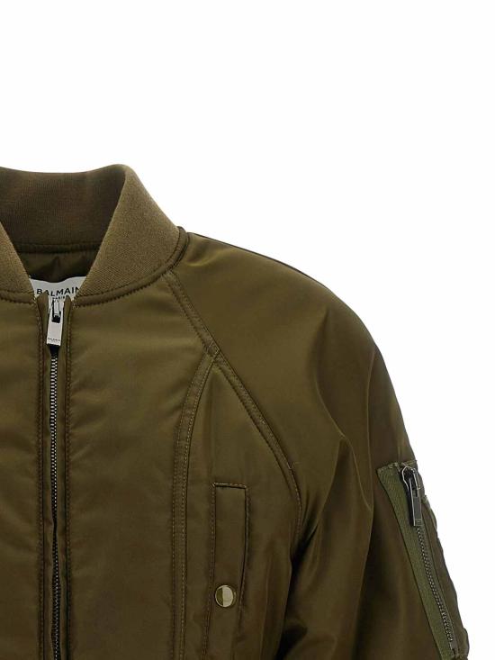 26FW 발망 봄버 자켓 OU0000000008A90 GREEN - BALMAIN