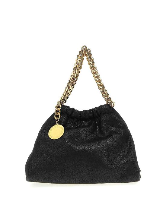 26FW 스텔라 맥카트니 팔라벨라 드로스트링 숄더백 7B0144W93551000 BLACK