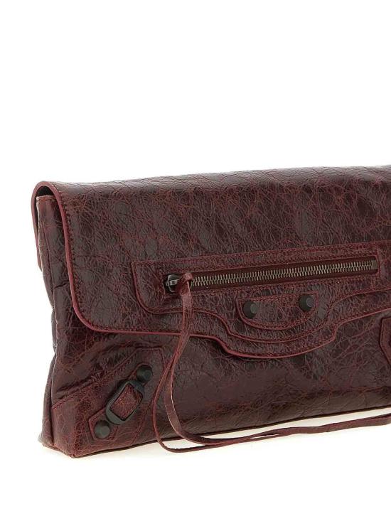 26FW 발렌시아가 르 시티 클러치 8733862ABEK6154 DARK RED - BALENCIAGA
