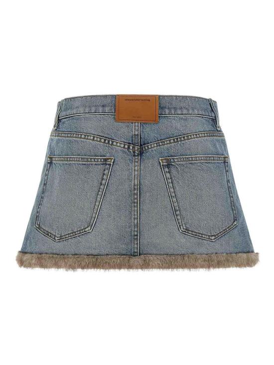 26FW 알렉산더 왕 숏 원피스 4DC4265906427E BLUE - ALEXANDER WANG