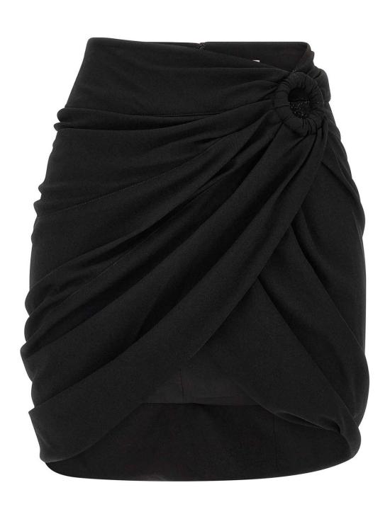 26FW 이자벨마랑 미디 스커트 JU0509FAD3J03I01BK BLACK