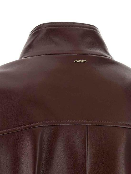26FW 트윈셋 봄버 자켓 262TT206014057 BROWN - TWINSET