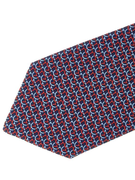 26FW 살바토레 페라가모 넥타이 794542FBLUSCUROROSSO MULTICOLOUR - SALVATORE FERRAGAMO