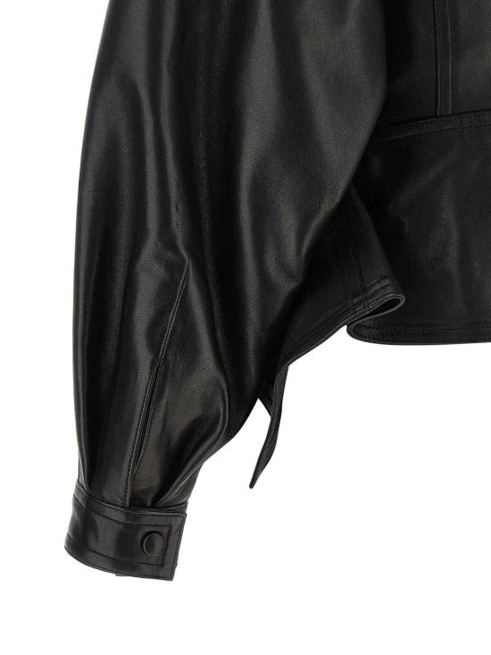 26FW 발망 가죽 자켓 JA00000000010PA BLACK - BALMAIN