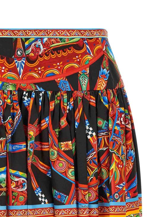 26FW 돌체앤가바나 숏 원피스 F4CFATGDDTFS9000 MULTICOLOUR - DOLCE & GABBANA
