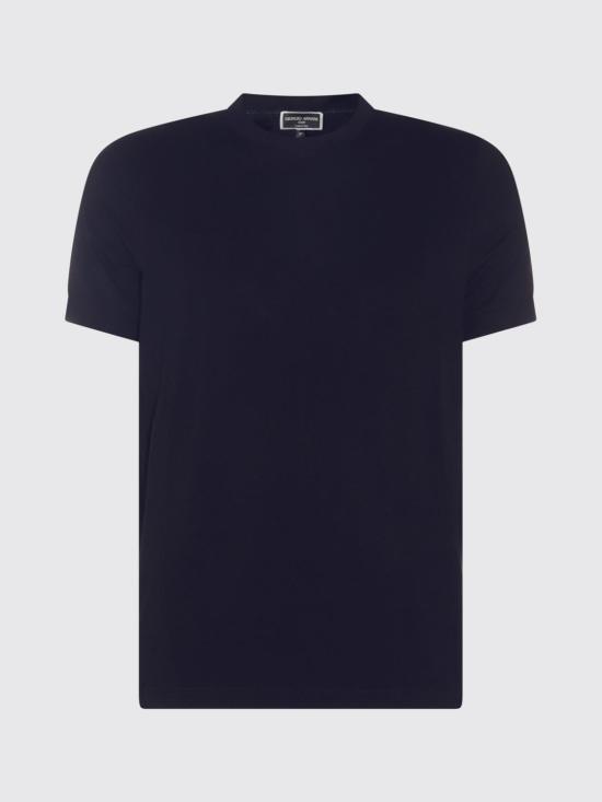 26FW 조르지오 아르마니 반팔 티셔츠 8NST62SJP4ZU BSG Navy - GIORGIO ARMANI