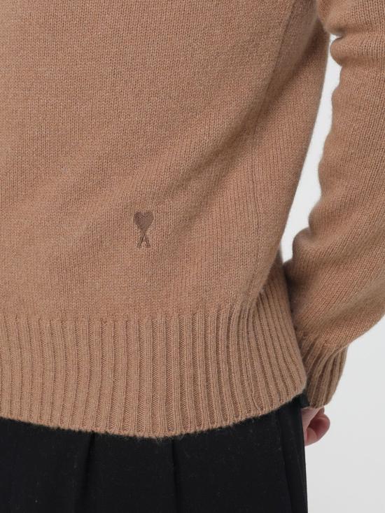 26FW 아미 스웨터 HKS833005 280 Beige - AMI
