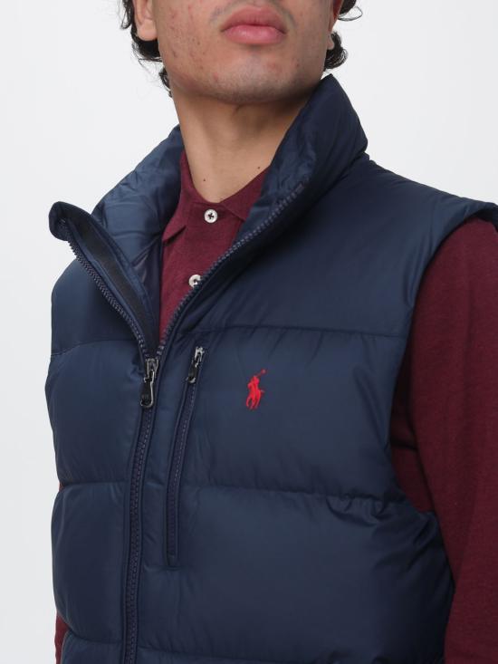 26FW 폴로 랄프로렌 고햄 다운 베스트 710968283 002 Blue - POLO RALPH LAUREN
