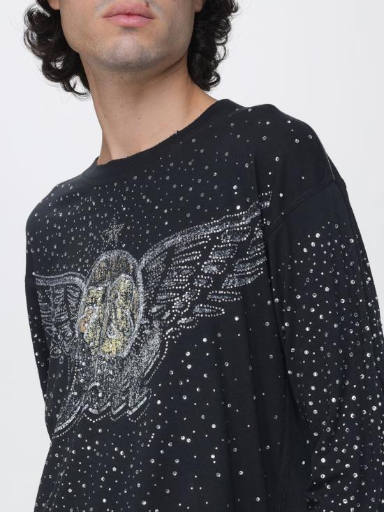 26FW 디젤 반팔 티셔츠 A259610SJCJ 9XX Black - DIESEL
