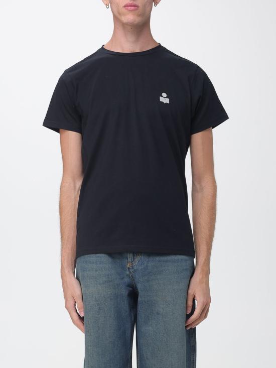 26FW 이자벨마랑 반팔 티셔츠 TS0047HAB1N19H BKEC Black