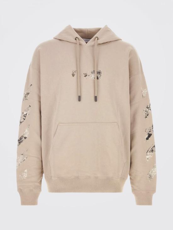 26FW 오프화이트 긴팔 티셔츠 OMBB085F26FLE00 400 Sand - OFF WHITE