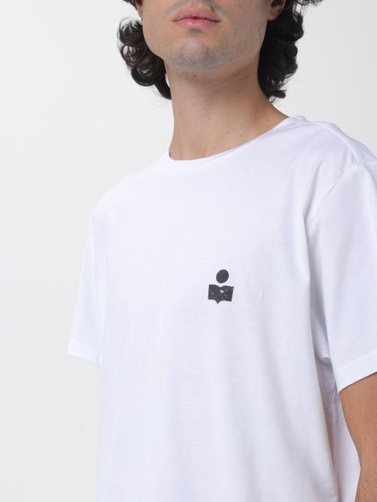 26FW 이자벨마랑 반팔 티셔츠 TS0047HAB1N19H WHBK White - ISABEL MARANT