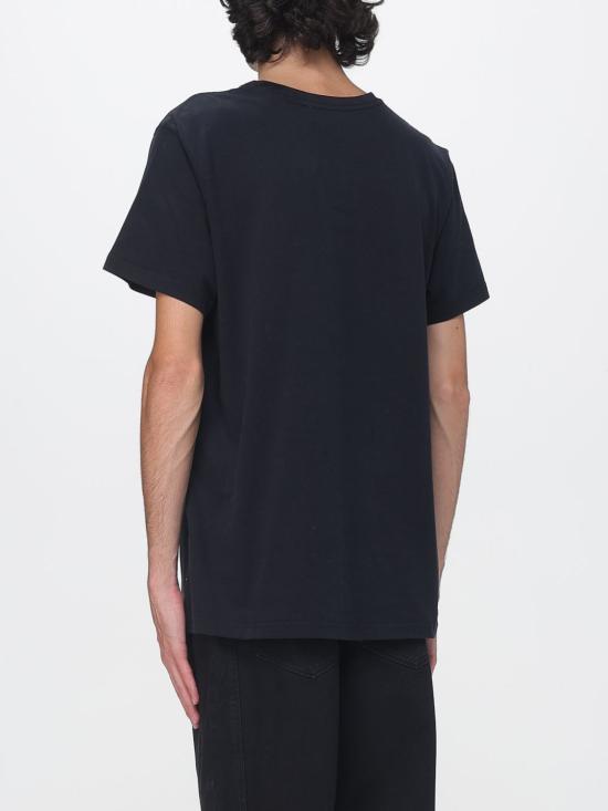 26FW 이자벨마랑 재퍼 플레인 코튼 티셔츠 TS0047HAB3N13H 01BK Black - ISABEL MARANT