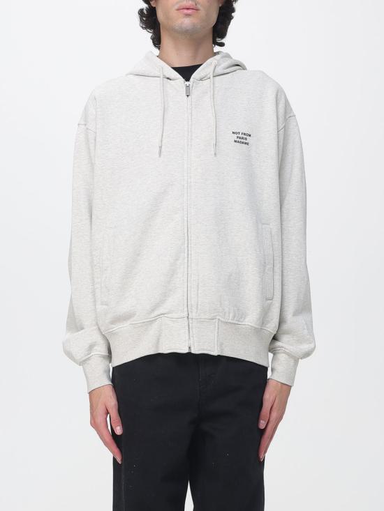 26FW 드롤드무슈 긴팔 티셔츠 PERMHO207CO312 GY Grey