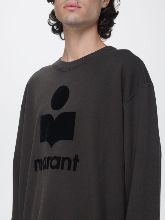 26FW 이자벨마랑 미코이 로고 스웨트 셔츠 SW0029HAB1M18H 02FK Black - ISABEL MARANT