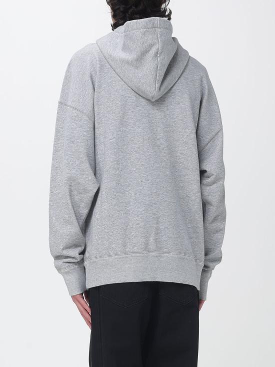 26FW 이자벨마랑 마일리 로고 후드 티셔츠 SW0027HAB1M18H GYAN Grey - ISABEL MARANT