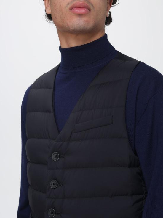 26FW 에르노 다운 베스트 그레이 PI002ULE12456Z 9300 Black - HERNO