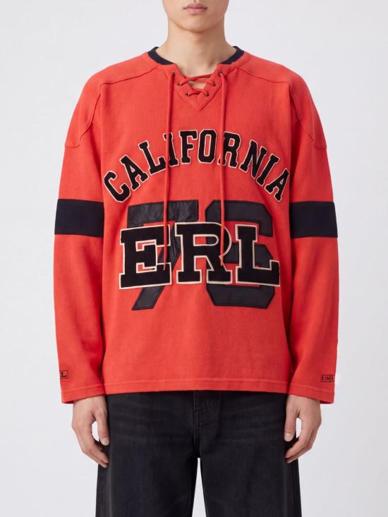 26FW 이알엘 긴팔 티셔츠 ERL13T013 Red