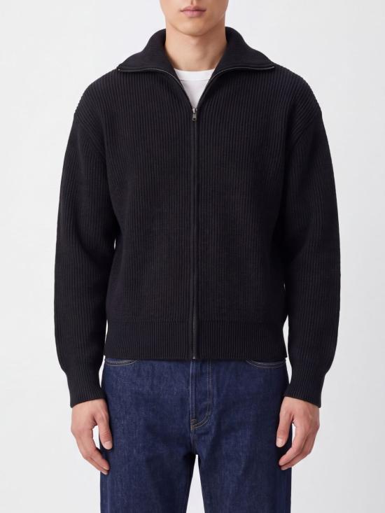 26FW 르메르 버진 울지퍼 가디건 버진 울지퍼 가디건 PO0051LK1068 BK300 Grey