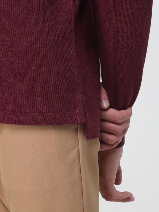 26FW 폴로 랄프로렌 클래식 핏 코튼 폴로 셔츠 710680790 095 Burgundy - POLO RALPH LAUREN