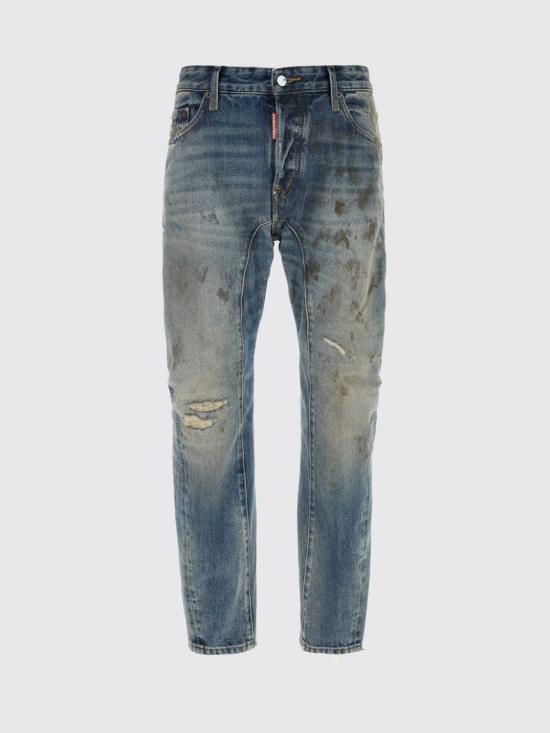 26FW 디스퀘어드2 데님 팬츠 S74LB1990D30042 470 Navy - DSQUARED2