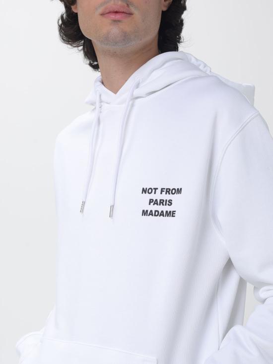 26FW 드롤드무슈 긴팔 티셔츠 PERMHO162CO127 WT White - DROLE DE MONSIEUR